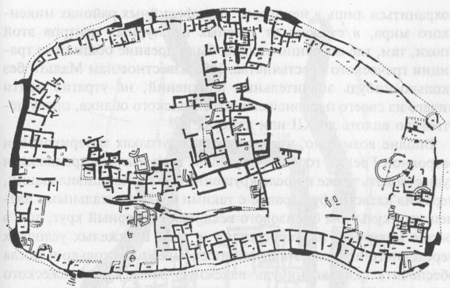 Мальти-Дорион. План поселения Мальти III-IV