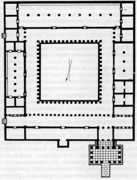 План палестры в Эпидавре