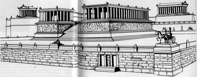 Пергамский алтарь. Реконструкция