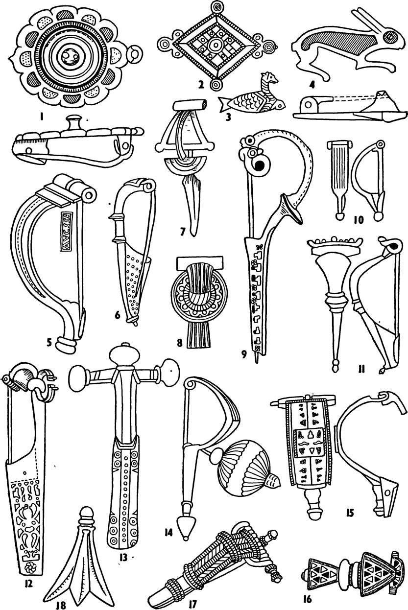 Рис. 63. Фибулы