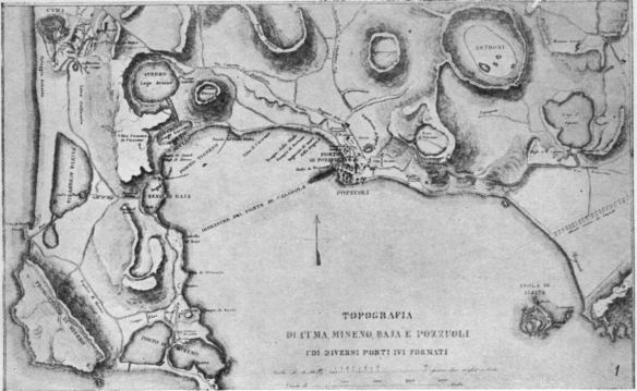 Карта Байской бухты и ее гаваней (по Канина)