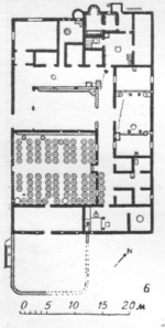 Вилла рустика в Боскореале (II в. до н. э., перестройка 1 в. н. э.). план