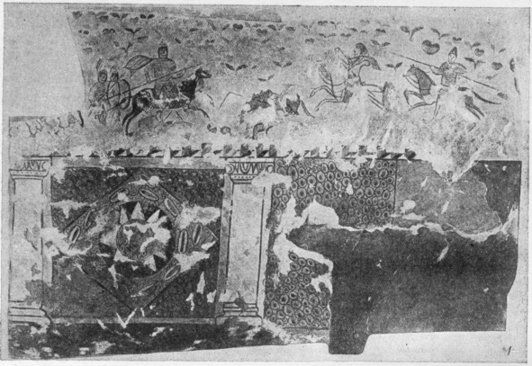 Деталь росписи Керченского склепа 1872 г. (I в. н. э.). 