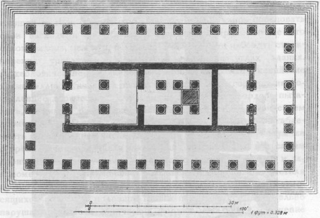 План храма Артемиды в Магнезии