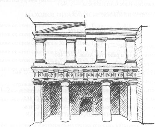 Архитектурные детали двух гробниц римского времени в районе Иерусалима