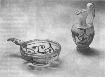 Стеклянные изделия кёльнской мастерской. III в. н. э. Вывозились в другие области Империи