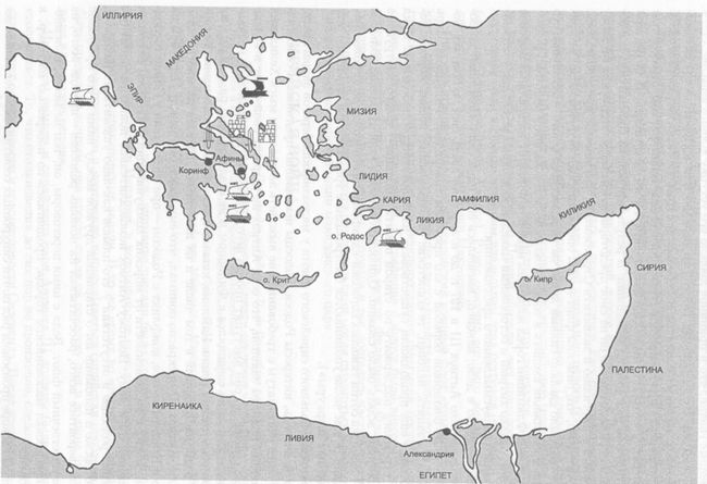 Восточное Средиземноморье. Боевые действия 199-198 гг. до н. э.