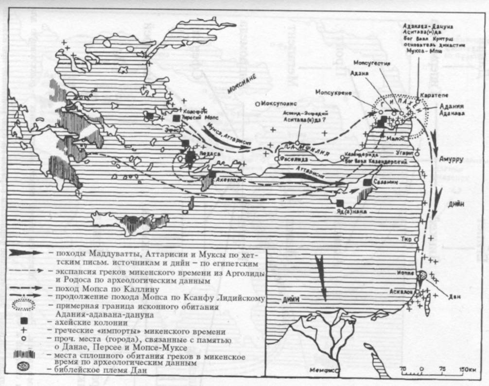 Рис. 8. Предыстория этнонима «данаи».