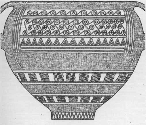 Кратер с острова Родос. Конец VIII в. до н. э.