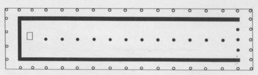 Храм Геры на острове Самос. Конец VIII—начало VII в. до н. э. План 