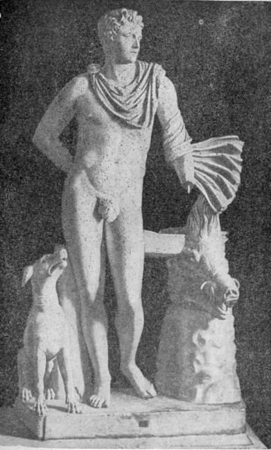 Мелеагр. (Копия со статуи художника Скопаса IV в. до н. э.)