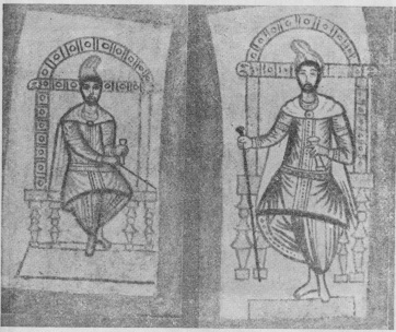 Фрагмент живописи из храма бога Митры в Дура-Европос. I—II вв.
