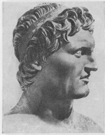 Голова бронзовой статуи Селевка I из Геркуланума. III—II вв.