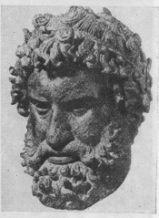 Голова Сатира. Олимпия. III-II вв.