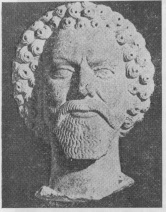 Голова мужчины. Хатра. I—II вв.