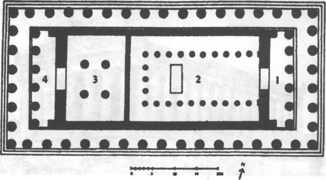 План Парфенона