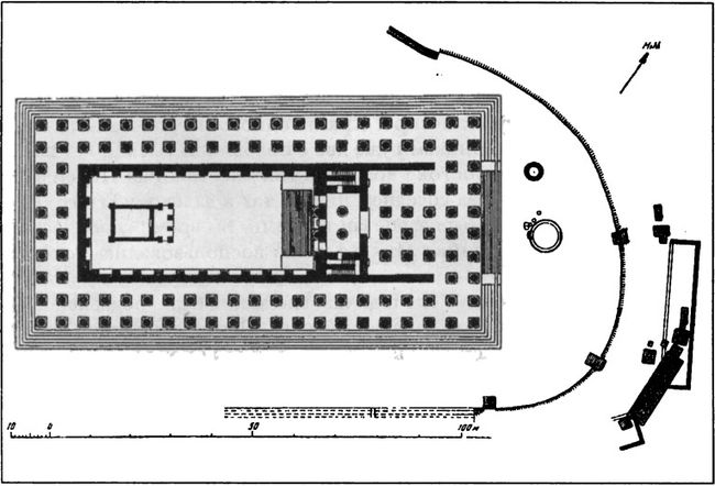 План храма Аполлона в Дидимах эллинистической эпохи