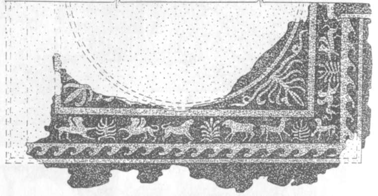 23. Рисунки мозаичных полов андронов.