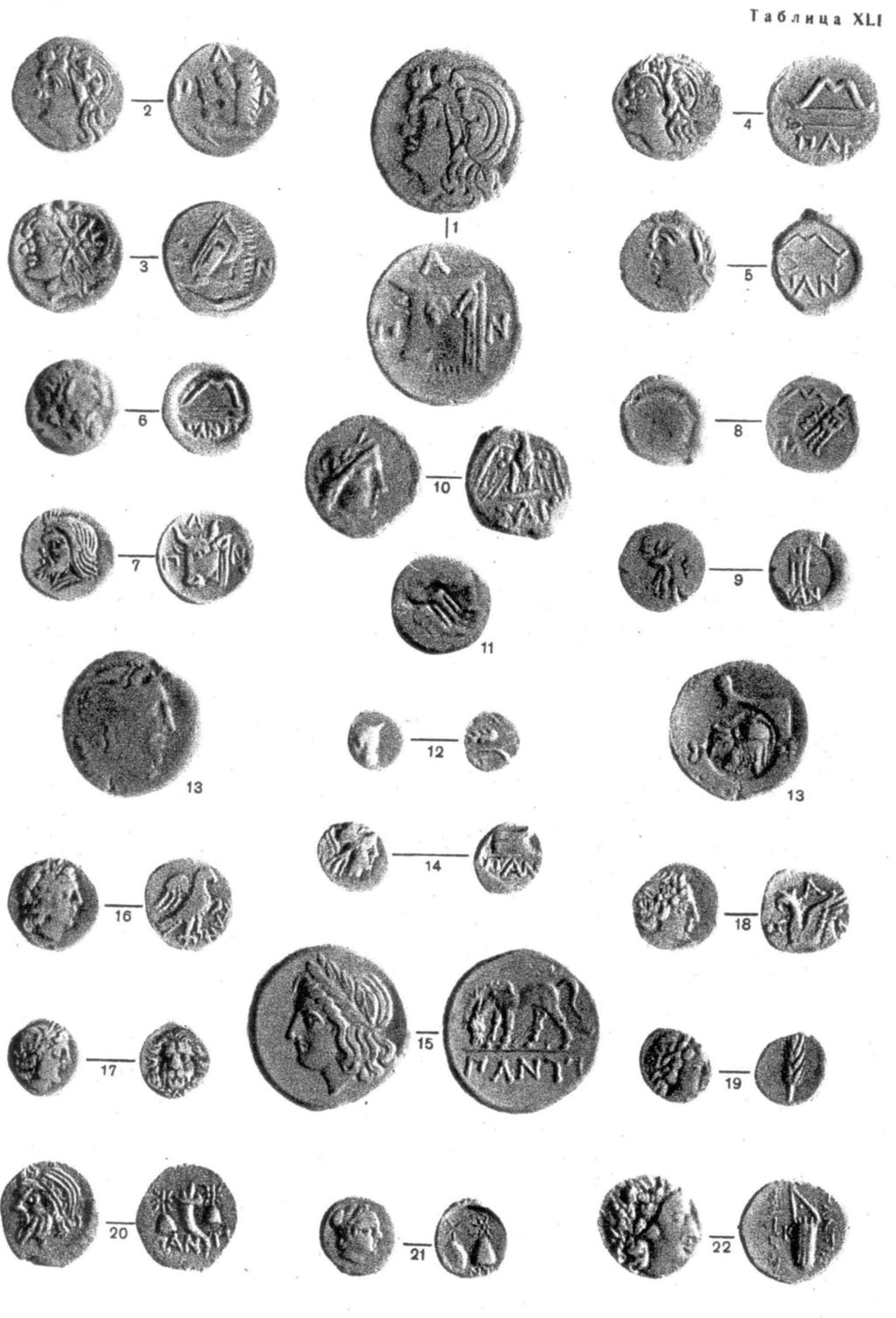 МОНЕТЫ БОСПОРА (ПАНТИКАПЕЙ)