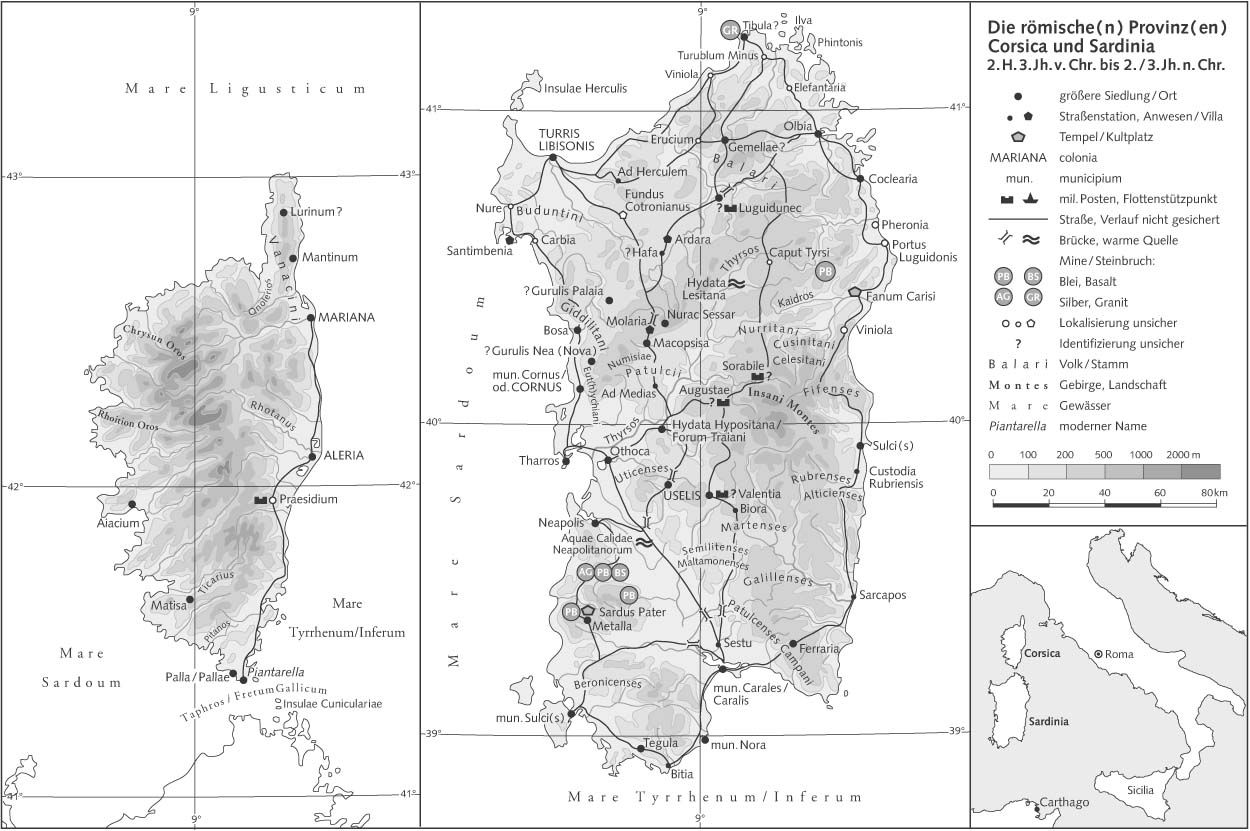 Римские провинции Корсика и Сардиния (втор. пол. III в. до н.э. до II/III вв. н.э.)