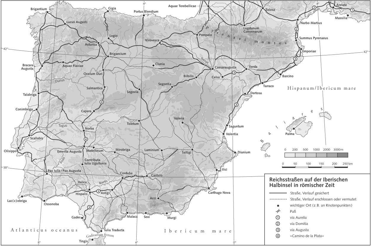Дороги римского времени на иберийском полустрове 